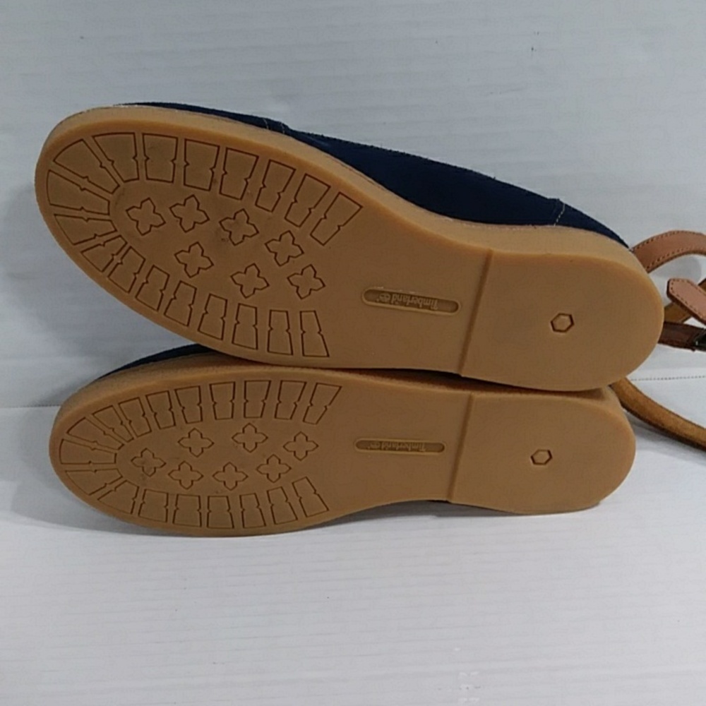 Timberland Paxton Hill Blue Suede Ankle Strap Sandals Size 8.5 *EUC* - Picture 10 of 11
